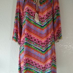 Pink Coconut Boho tunic dress